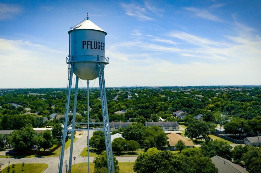 Pflugerville lên kế hoạch cải tạo Công viên Old Town và tháp nước cổ