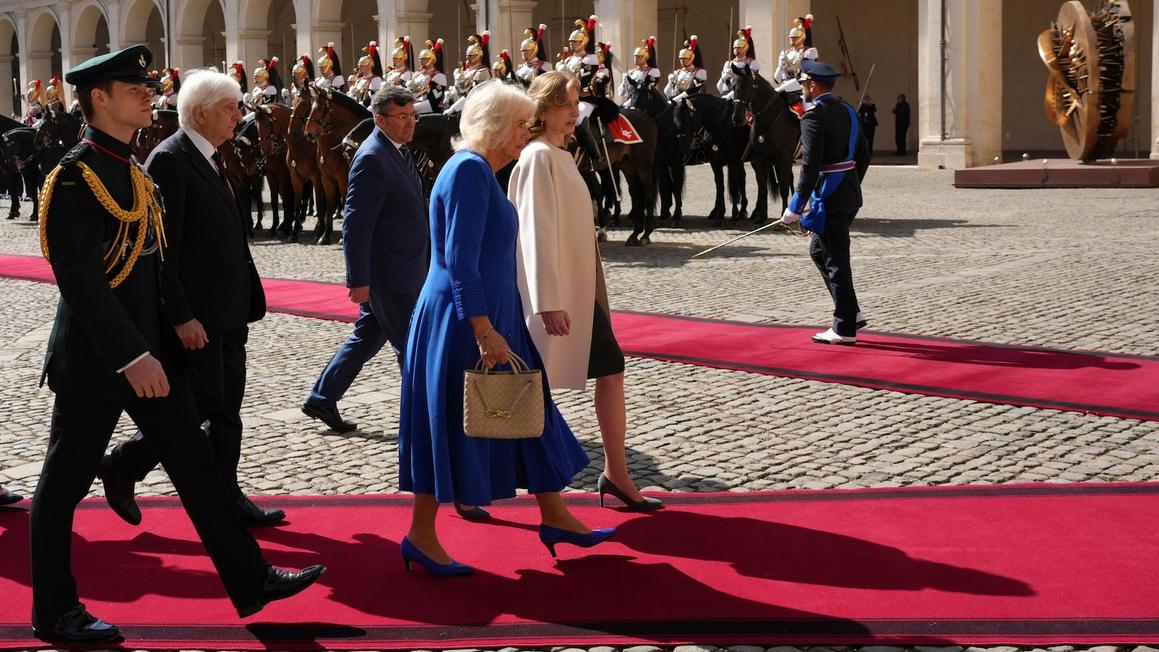 Hoàng gia Anh gặp gỡ Tổng thống Ý Mattarella tại Điện Quirinale