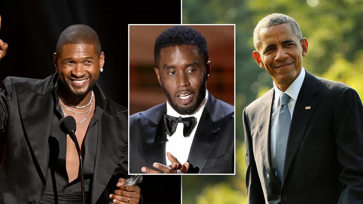 usher diddy obama