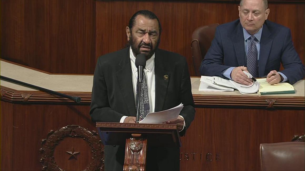Dân Biểu Al Green Khởi Xướng Điều Khoản Luận Tội Tổng Thống Trump Vì Các Cuộc Tấn Công Vào Iran