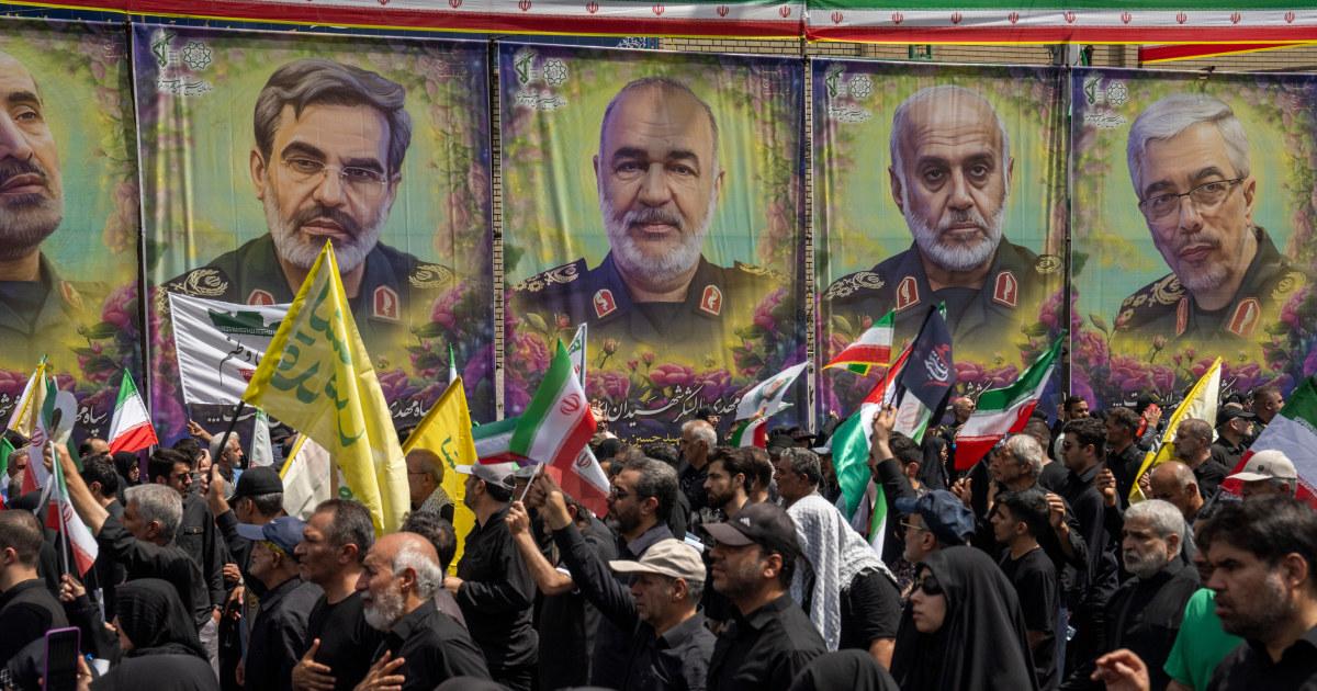Iran Tổ Chức Tang Lễ Cho Các Chỉ Huy Và Nhà Khoa Học Bị Giết Trong Cuộc Chiến Với Israel