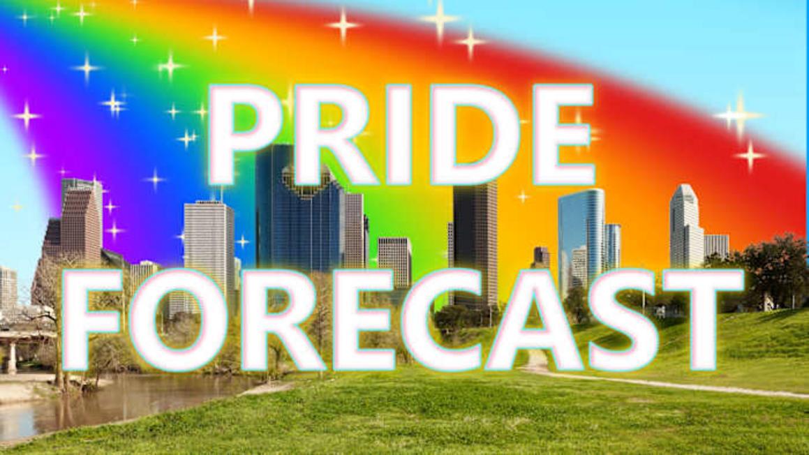 Dự báo thời tiết Houston Pride: Nóng ẩm và khả năng có cầu vồng 🌈
