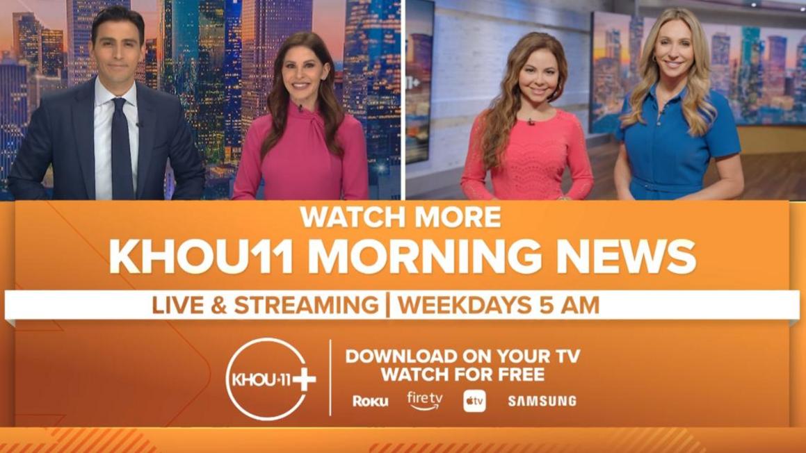 KHOU 11+ tăng cường thời lượng phát sóng buổi sáng thêm hai tiếng