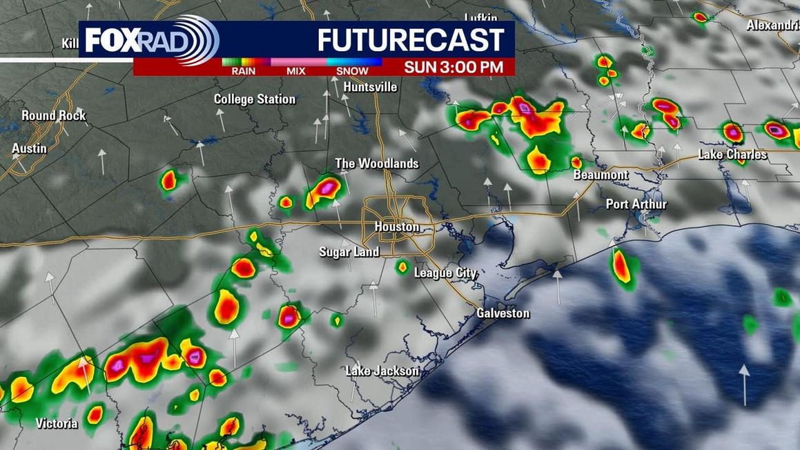 Thời tiết Houston: Trời nhiều mây, dự báo có mưa giông rải rác