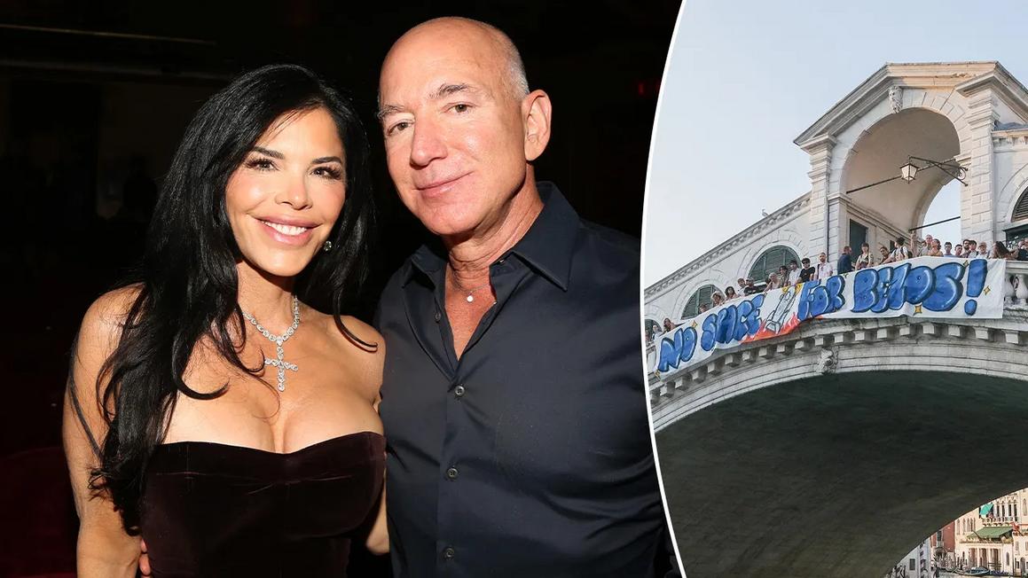 Đám cưới tỷ phú Jeff Bezos và Lauren Sánchez ở Venice bị dân địa phương phản đối