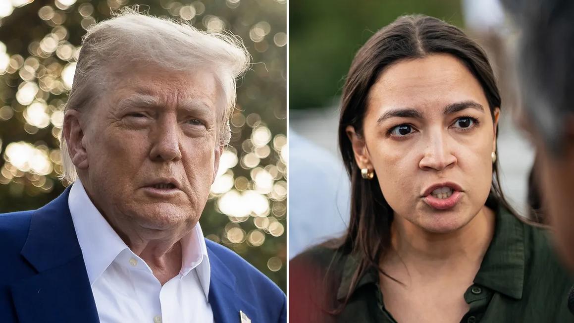 trump aoc split