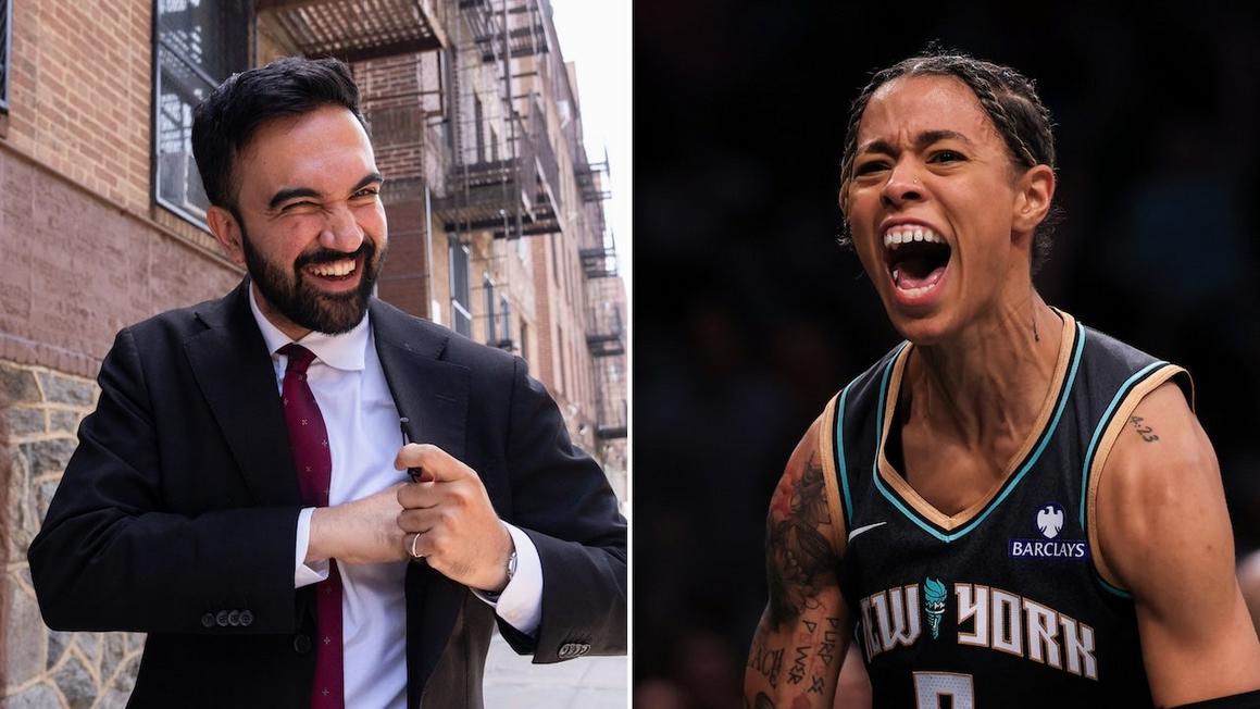 Huấn luyện viên Đội New York Liberty, Natasha Cloud, ủng hộ ứng cử viên thị trưởng New York Zohran Mamdani