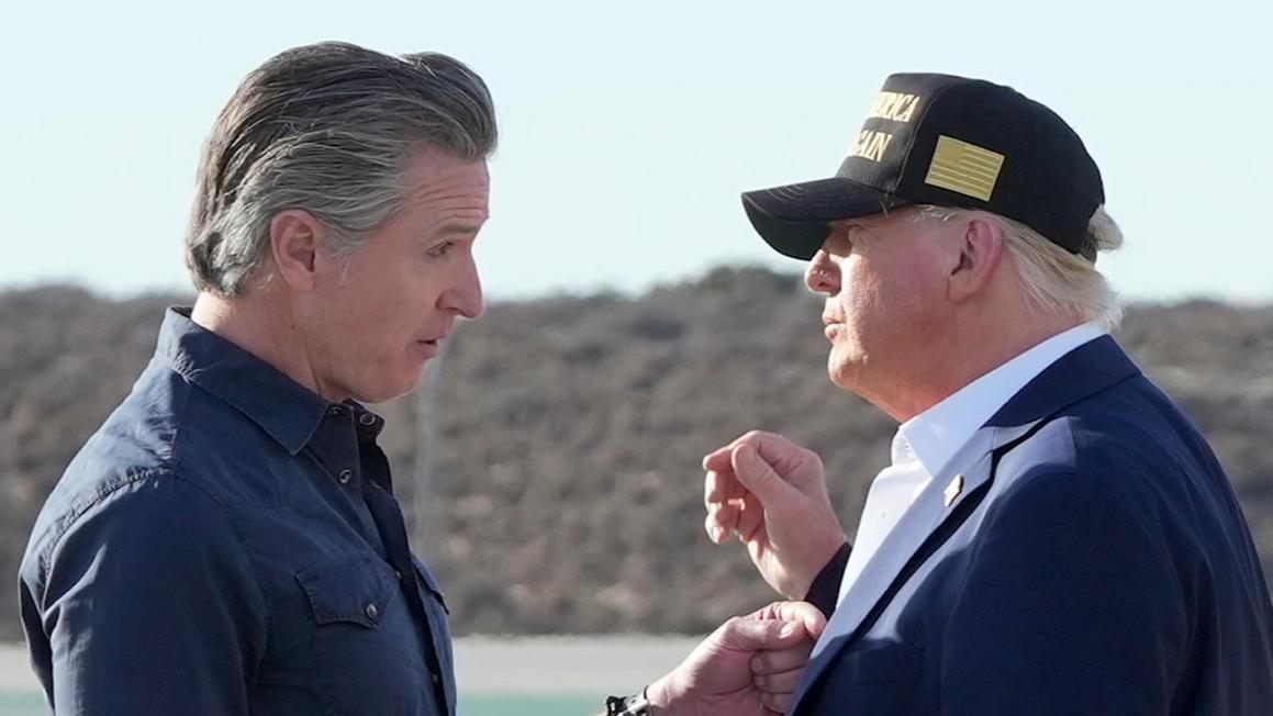 Tỉ lệ ủng hộ Thống đốc Newsom tăng sau tranh cãi với TT Trump