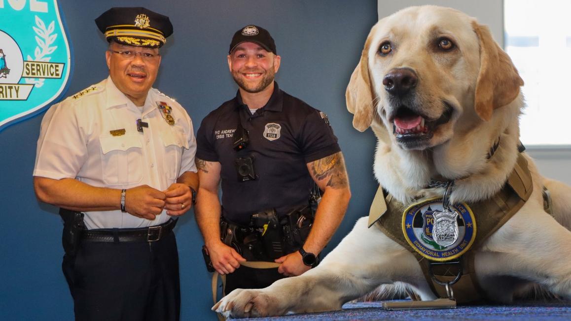 Sở Cảnh Sát Philadelphia Vinh Danh Chú Chó ‘Crisis-Canine’ Đầu Tiên