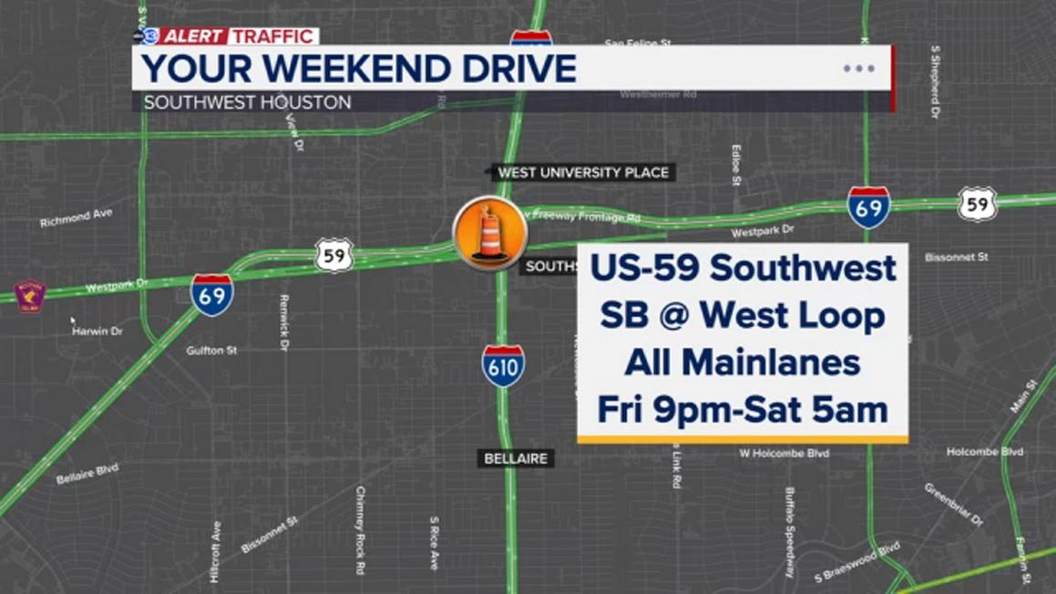 17068340 071125 ktrk weekend closures img