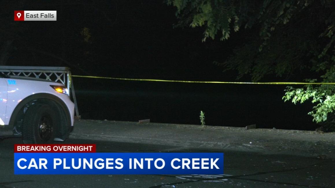 17320261 072725 wpvi car into creek 6am video vid