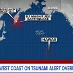 Sóng thần bắt đầu tấn công Hawaii sau trận động đất 8.8 gần Nga
