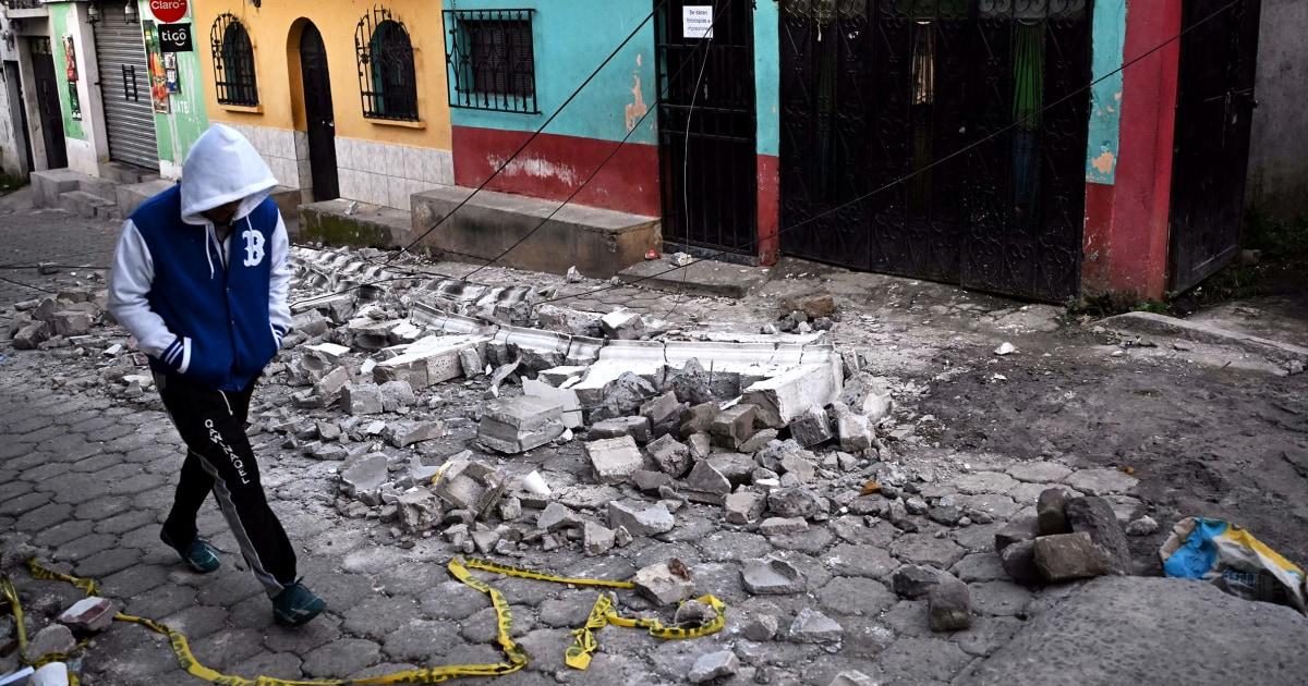 Động đất ở Guatemala, hai người thiệt mạng