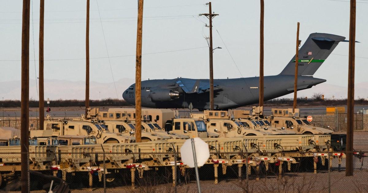 250715 fort bliss el paso texas USAF Boeing C 17 ac 811p 55913f