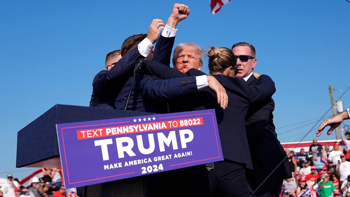 Donald Trump Butler PA Shooting 07