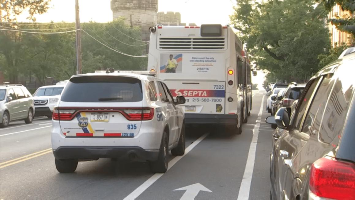 SEPTA bus vs. Cop Car
