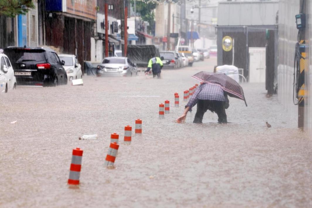 South Korea Heavy Rain Weather 14875