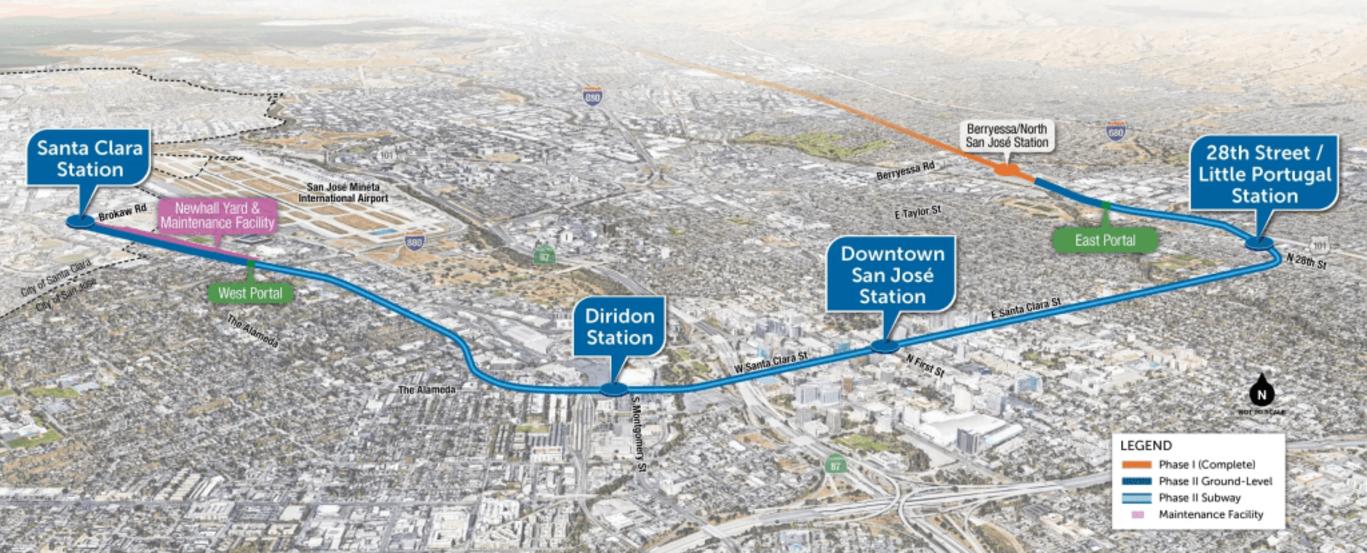 BART mở rộng đến Santa Clara: Cơ hội và Tiếp cận