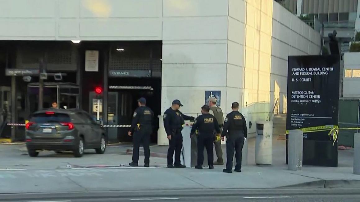 Violence and vandalism after protest in downtown LA