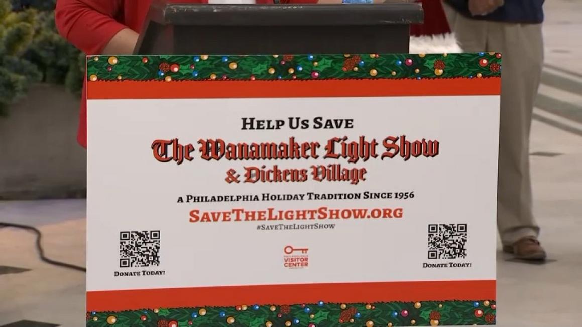 Wanamaker Christmas Light Show