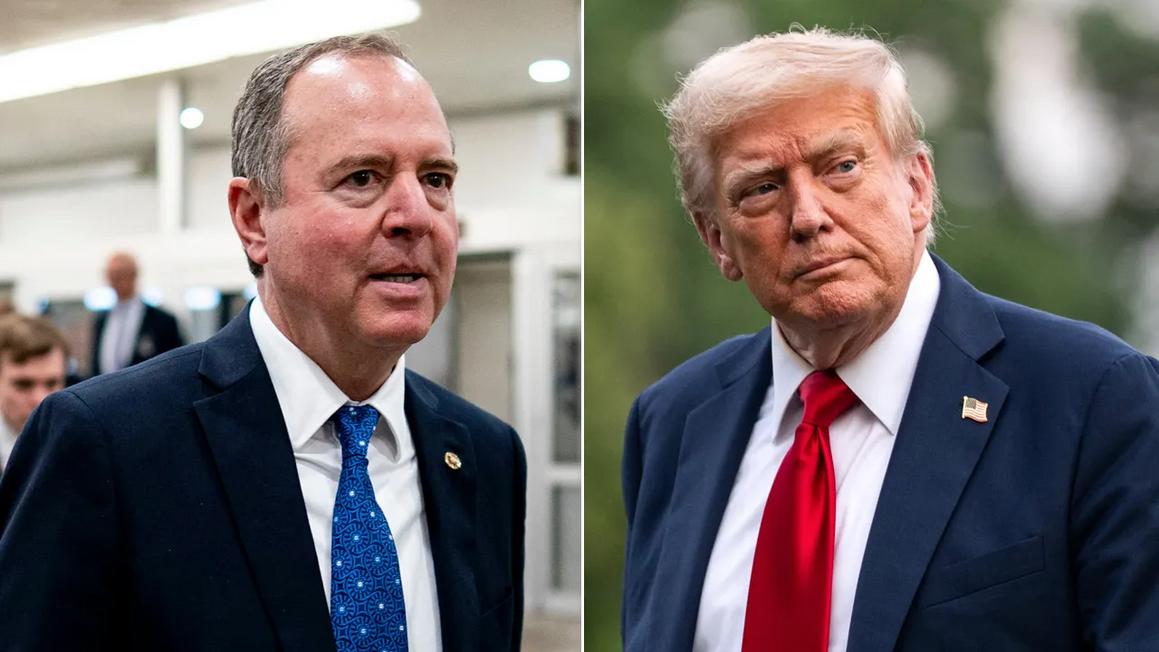 adam schiff donald trump split 3