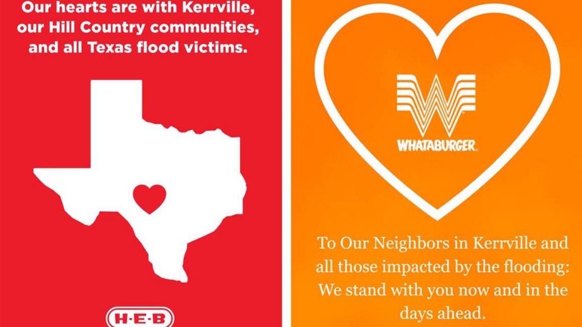 H-E-B và Whataburger hỗ trợ nạn nhân lũ lụt Texas