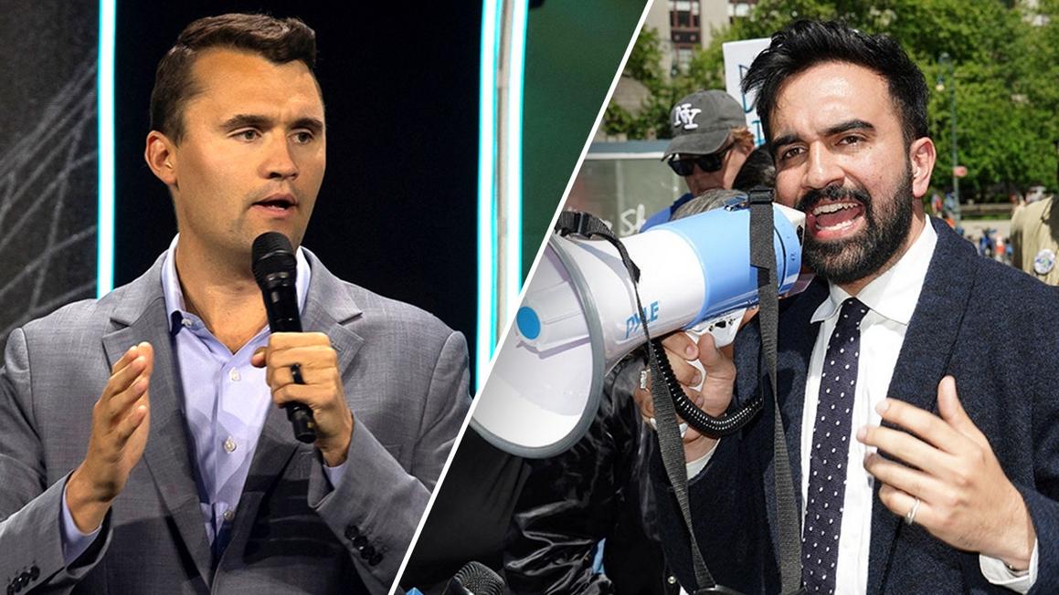 charlie kirk zohran mamdani