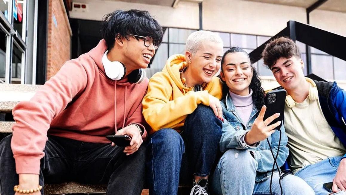 gen z young adults together