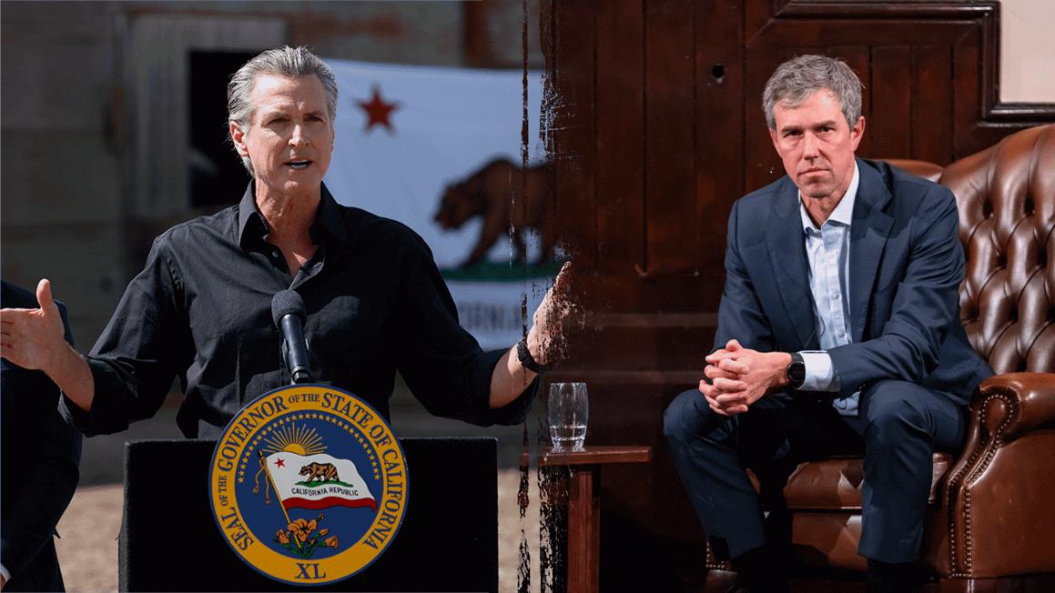 newsom beto split