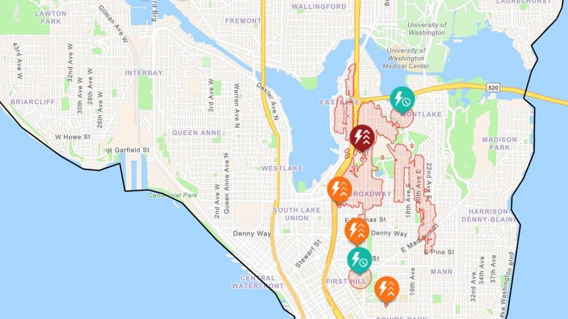 seattle city light power outage map
