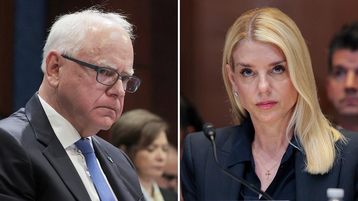 tim walz pam bondi