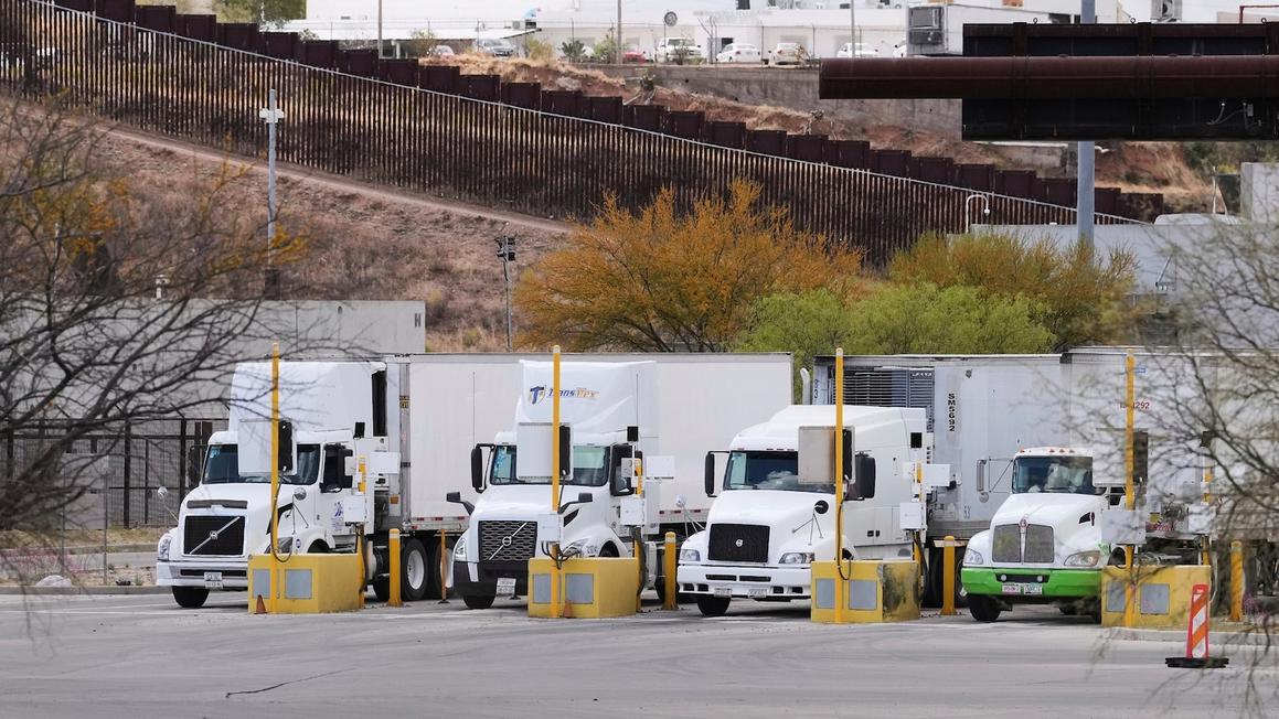 trucks border mexico ap jt