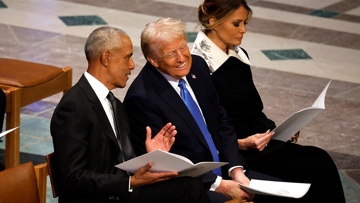 Bàn chuyện golf giữa TT Trump và Obama tại đám tang cựu TT Carter