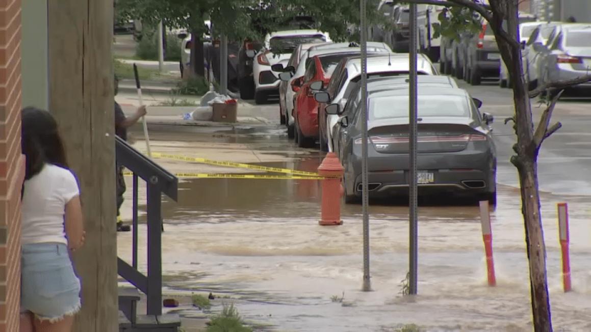 water main break