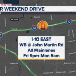 Cao Tốc I-10 East Tại Houston Đóng Cửa Cuối Tuần Để Sửa Chữa Cầu, Bộ Giao Thông Texas Cho Biết