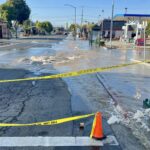 Vỡ ống nước ảnh hưởng đến khu vực Alameda