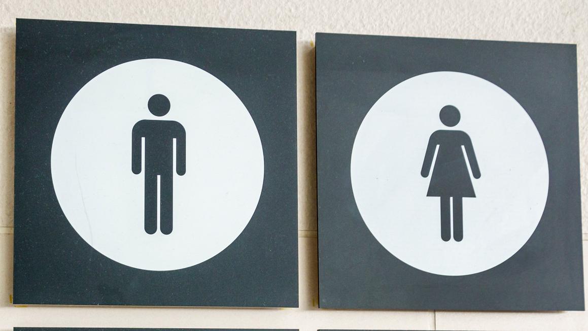 Bathroom signs
