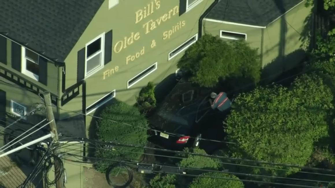 Bills Olde Tavern Car Into Building