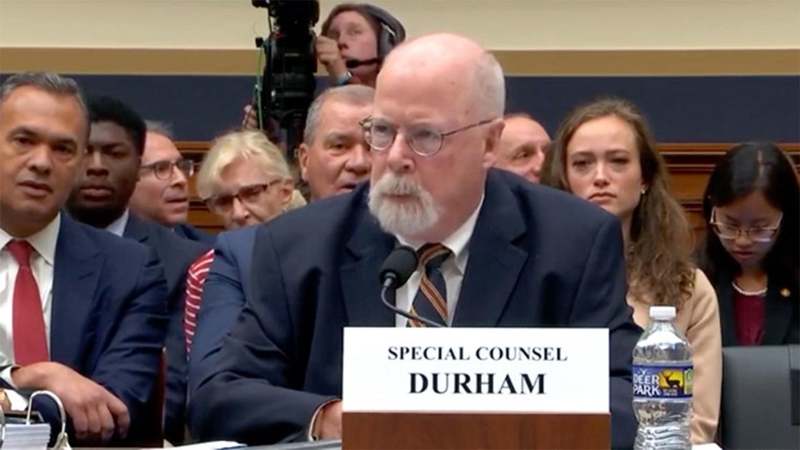 JOHN DURHAM TESTIFIES