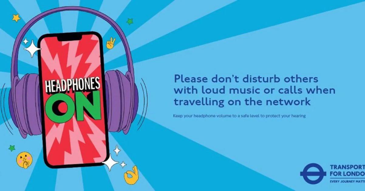 Londoners told to wear headphones on public transit