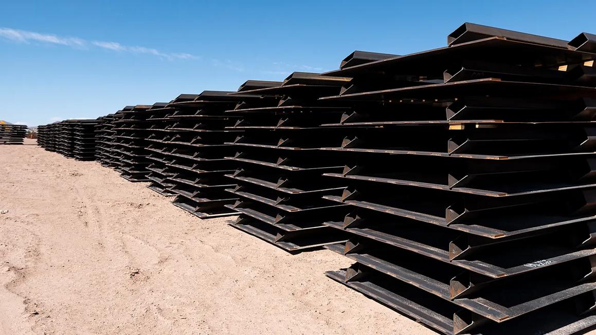 Unused Border Wall materials