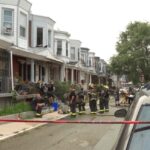 Cháy nhà tại Tây Philadelphia sáng sớm