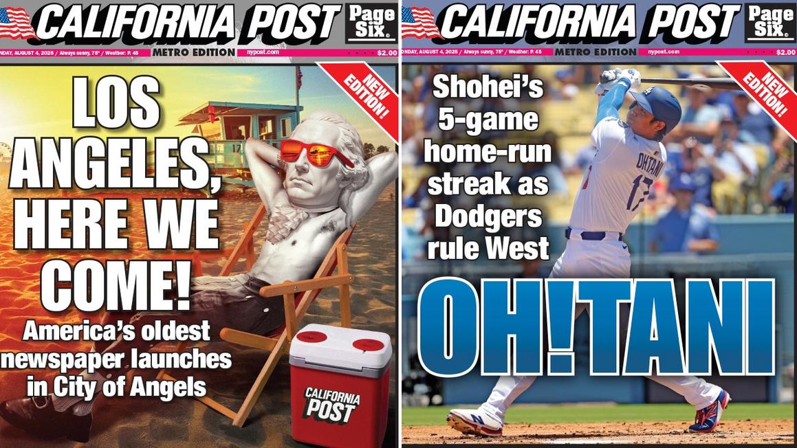 New York Post đổ bộ Bờ Tây, khai trương ấn bản California đầu năm 2026