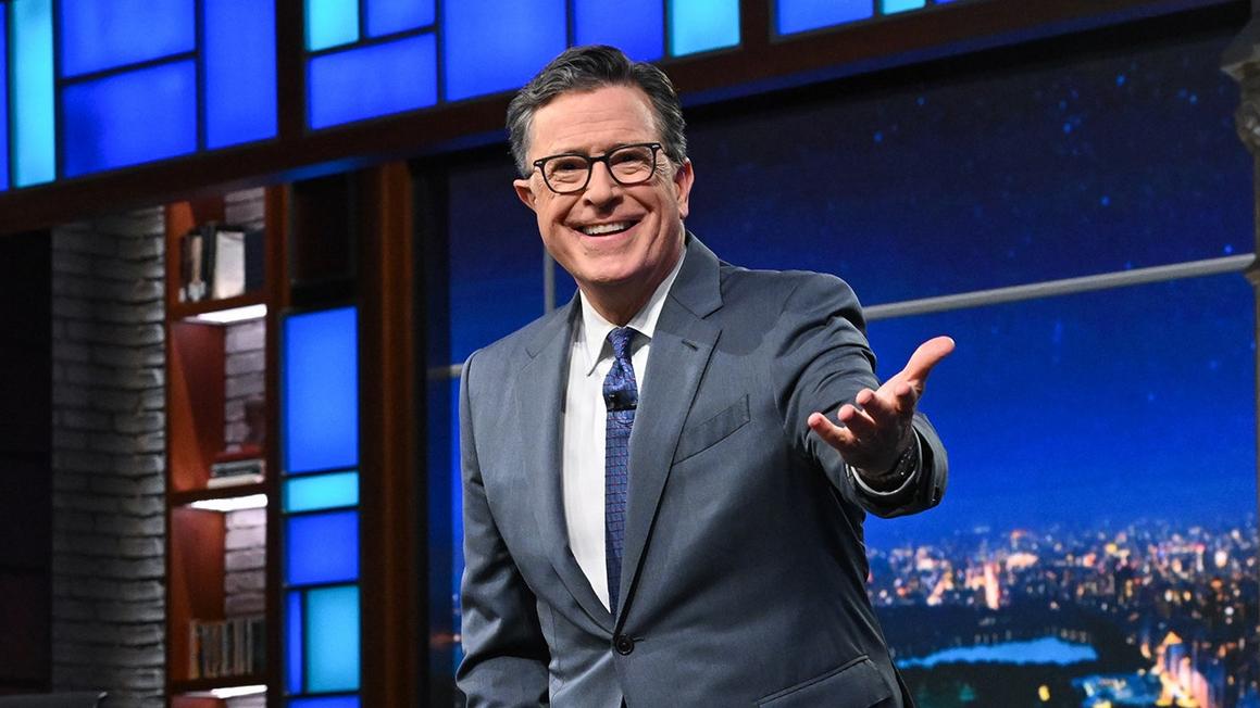 colbert late show paramount merger