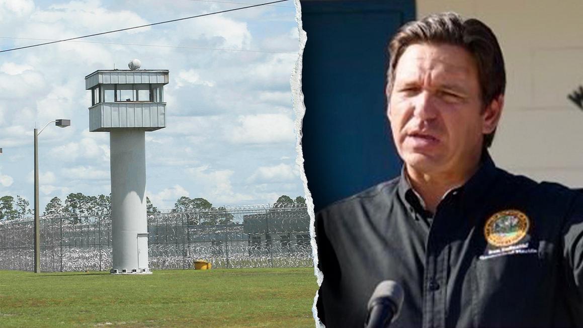 desantis deportation depot