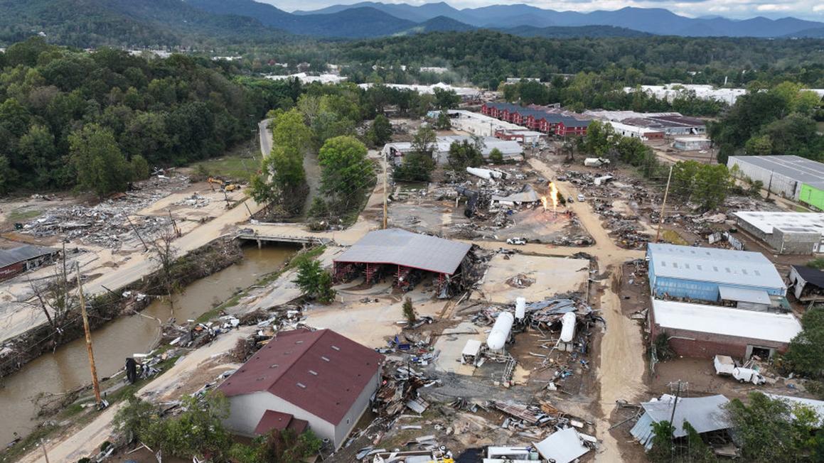 helene damage nc