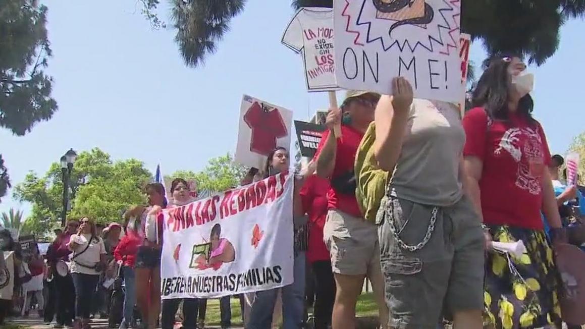 la 24 hour protest march macarthur park