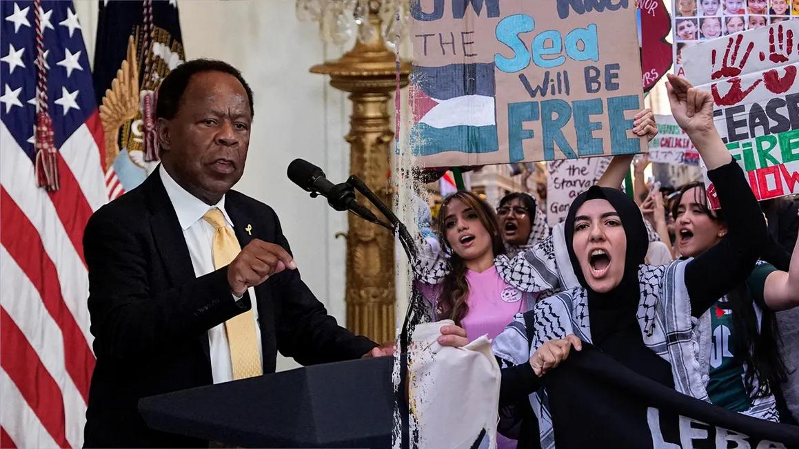 leo terrell palestine protesters