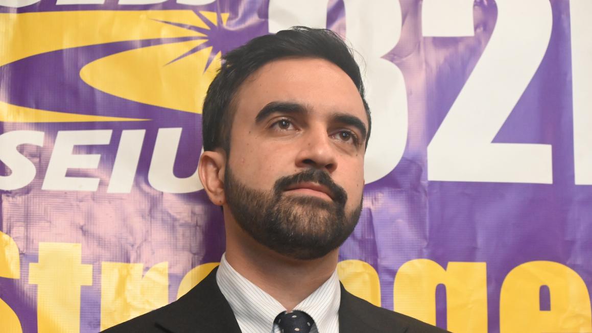 mamdani seiu presser