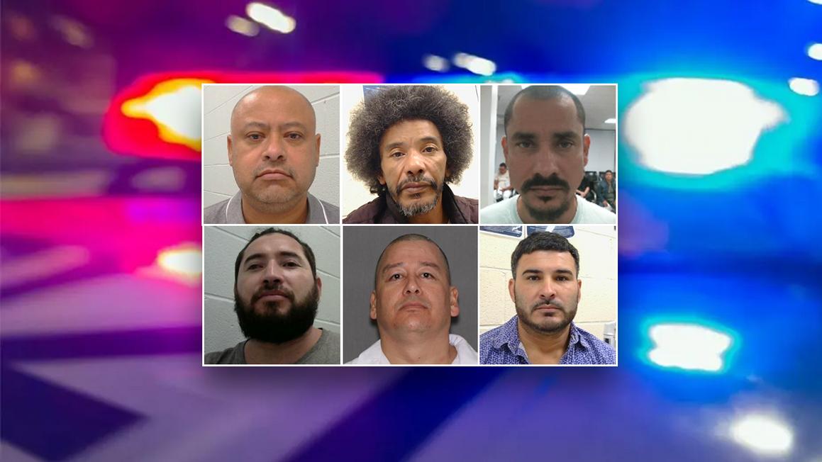 six criminal illegals houston re entry